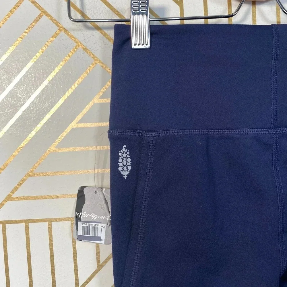 Free‎ People High-Rise 3/4 Infinity Leggings Navy